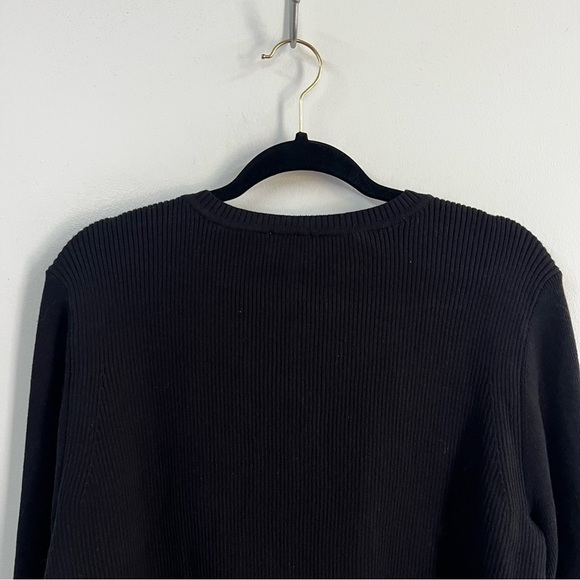 CAbi Style 4288 Crosstie Mixed Media Pullover Sweater - Picture 10 of 12